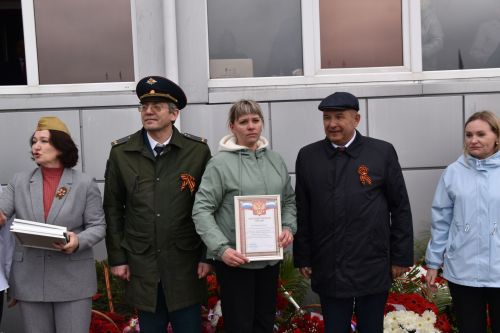 Смотр строевой подготовки  на параде в честь 80-летия Великой Победы и награждение