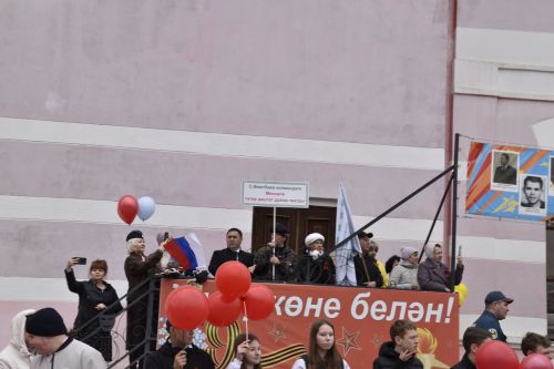 9 Мая в Мензелинске царил праздничный дух