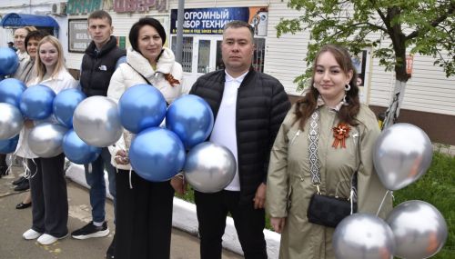 9 Мая в Мензелинске царил праздничный дух