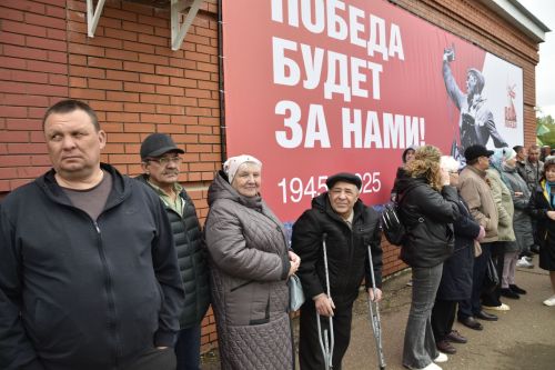 9 Мая в Мензелинске царил праздничный дух