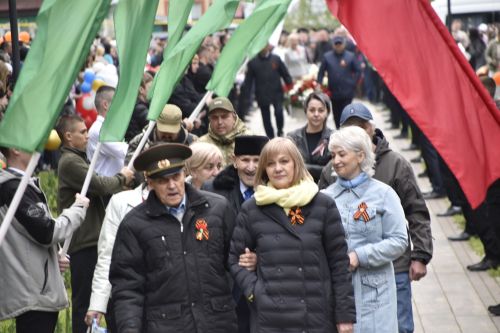 Возложение цветов в честь 80-летия Победы