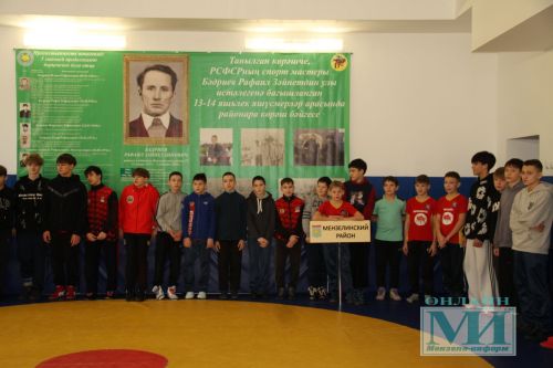 Фоторепортаж с  турнира по борьбе памяти мастера спорта РСФСР Рафаила Бадриева.