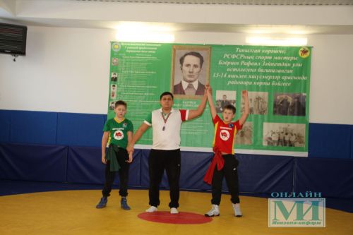 Фоторепортаж с  турнира по борьбе памяти мастера спорта РСФСР Рафаила Бадриева.