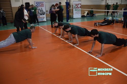 В Мензелинске прошли спортивные баталии в честь Дня защитника Отечества