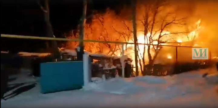 В деревне Бикбулово Мензелинского района мужчина погиб в пожаре