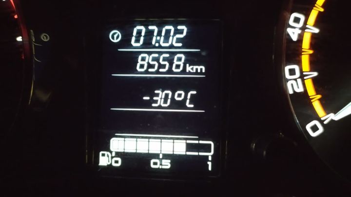 В Мензелинске температура опустилась до - 30 градусов