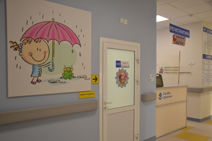 В Мензелинском детском поликлиническом отделении обслуживается 5 237 детей и подростков 