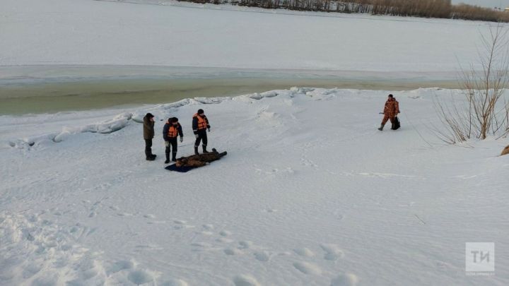 Тело рыбака было найдено под Челнами на льду реки Кама