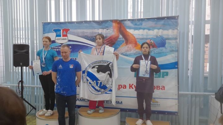 Зулейха Набиева из Мензелинска заняла призовые места на соревнованиях по плаванию в Нижнекамске