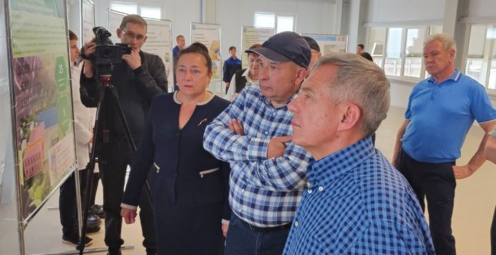 Татарстан Республикасы Рәисе Минзәлә районына эшлекле визит белән килде