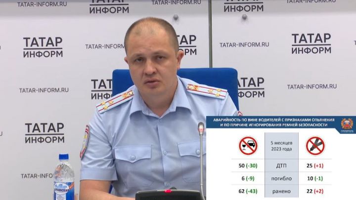 Главный госинспектор безопасности дорожного движения Татарстана попросил сообщать о пьяных водителях