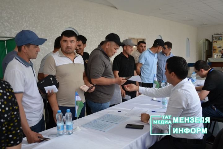В Мензелинском районе прошли досрочные выборы Президента Узбекистана