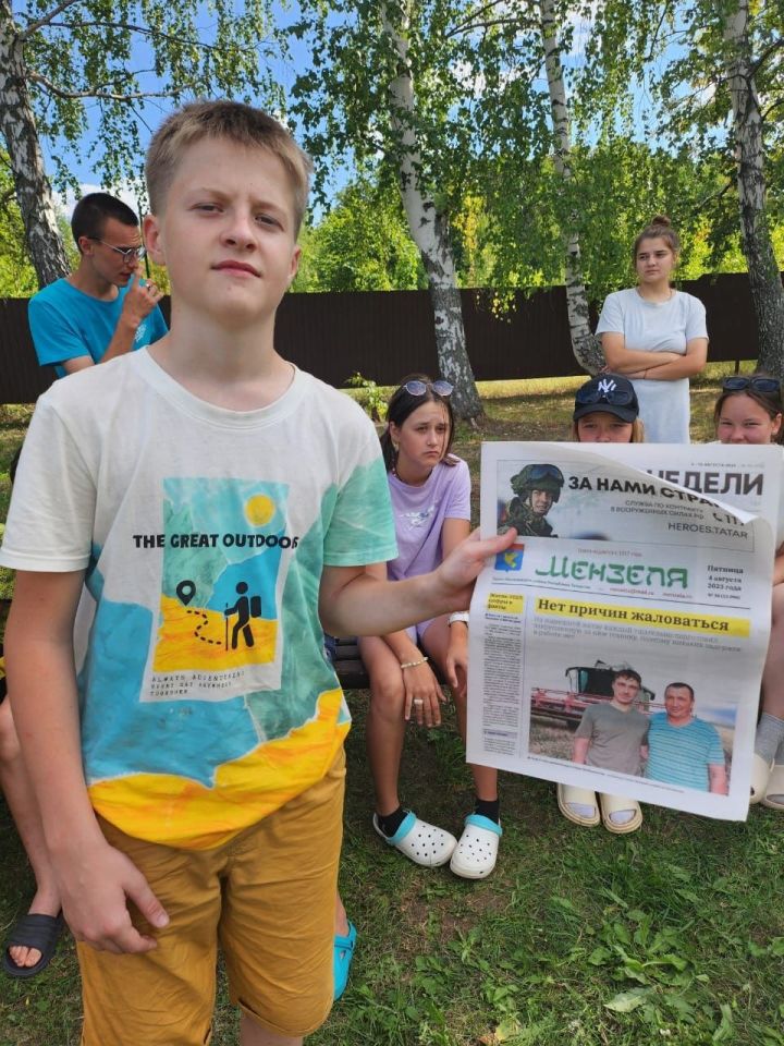 Журналисты районной газеты побывали в лагере «Олимпиец»