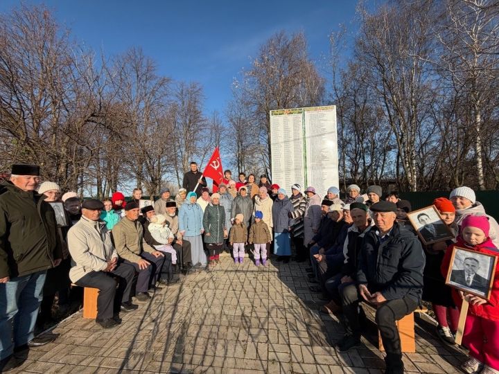 В селе Аю открыли памятник героям, вернувшимся с полей Великой Отечественной войны
