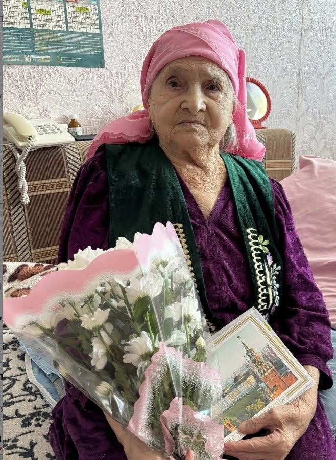 98-летие отметила жительница Мензелинского района, труженица тыла, ветеран труда