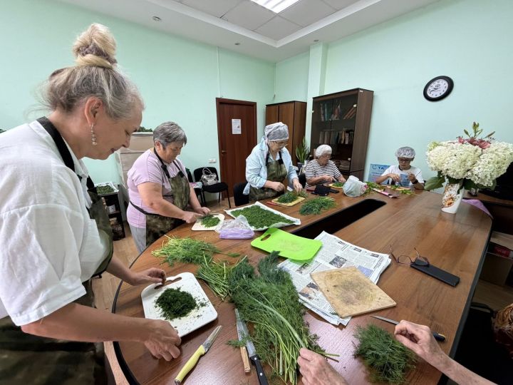 Мензелинские пенсионеры поддерживают бойцов СВО