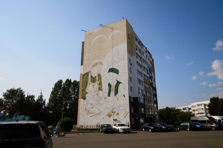 В Набережных Челнах появится мурал с национальным колоритом